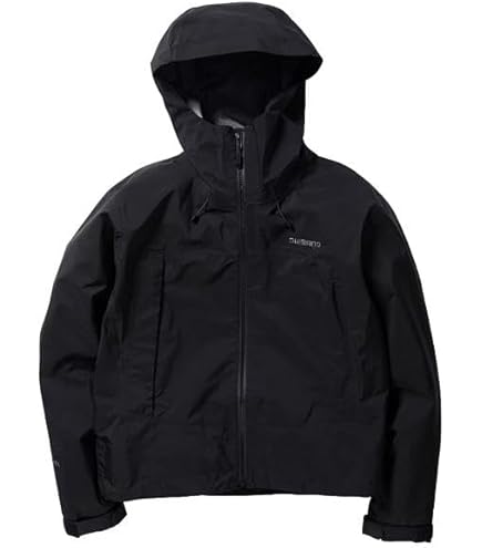シマノ　RA-025W ショートレインジャケット XL チャコールブラック シマノ（SHIMANO） RA-025W ショートレインジャケット XL チャコール
